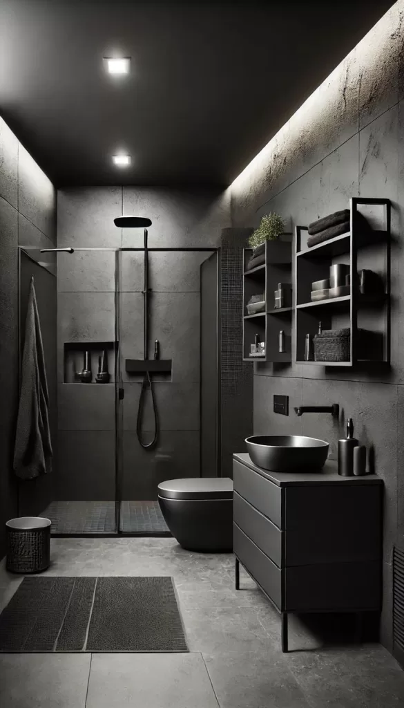 🖤 21 Stunning Black Bathroom Decor Ideas You Need…