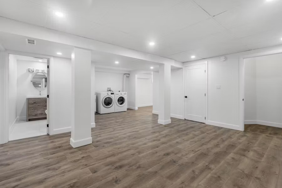 Finished basement in a Toronto/GTA home