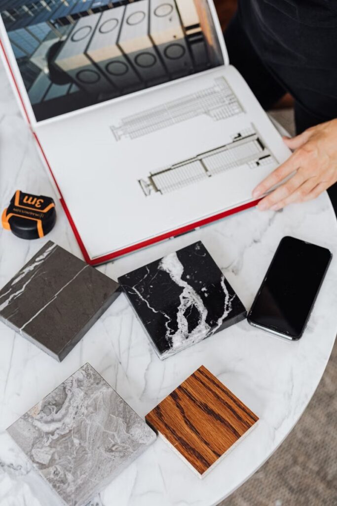 Renovation material samples for a GTA home