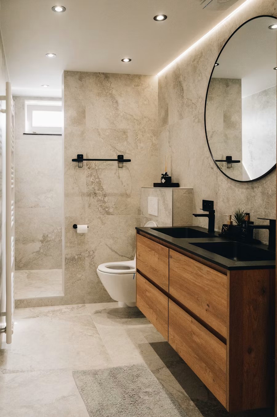 Small bathroom mid-remodel
