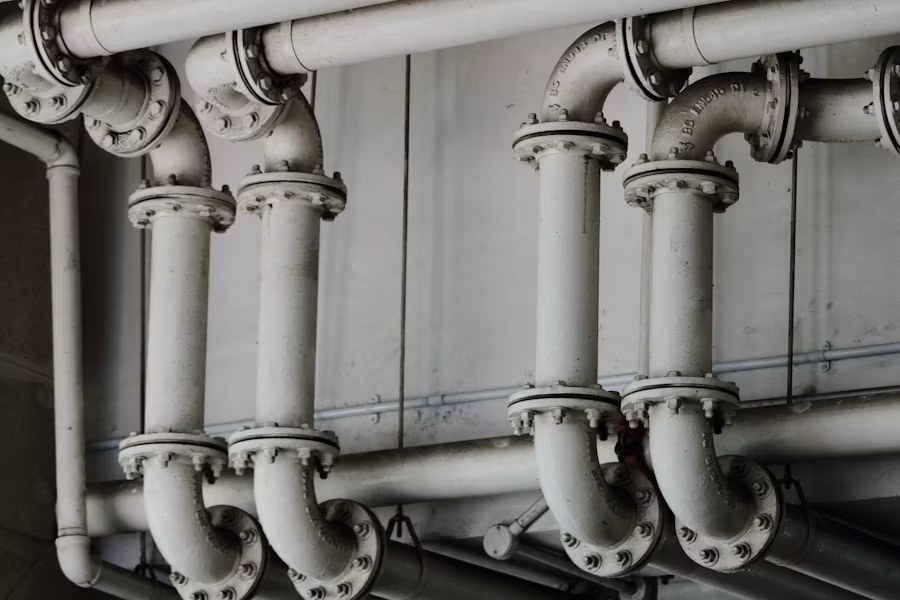 ABS and PVC plumbing pipes